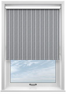Form Striped, Stonewashed Blue - Roller Blind